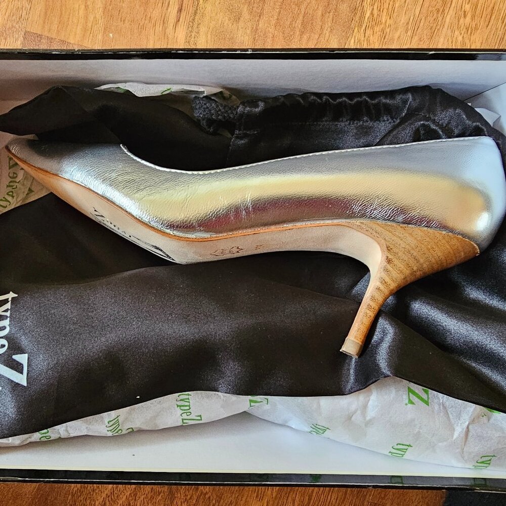 Silver Pumps